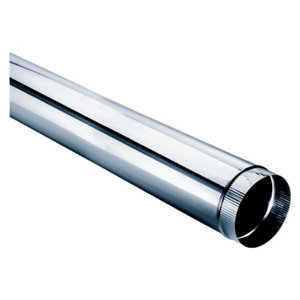 Tuyau droit en inox 5/10ème - Ø 200 mm x L. 0,33 m