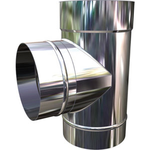 Té gaine en inox D150/156 - Piquage D150