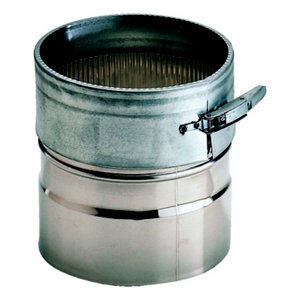 Raccord collier polyfix en inox Ø 150-156  mm