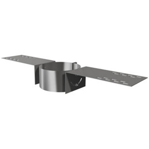 Collier sous toiture en inox galvanisé Ø 150 mm