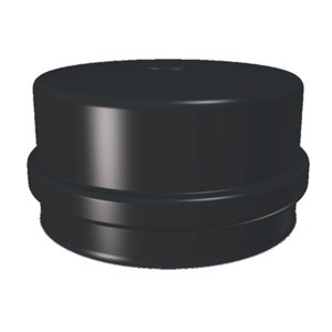 Tampon émaillé noir pour appareil de chauffage