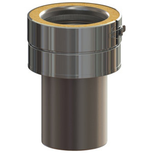 Raccord simple paroi en inox Ø 150 mm