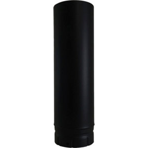 Tuyau de raccordement WESTAFRANCE 50 cm D. 150 mm noir mat émaillé