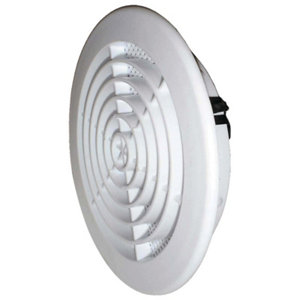 Grille PVC encastrable - Diamètre : 80/90 mm