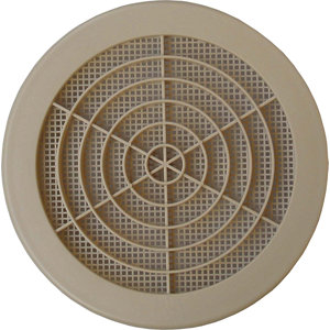 Grille PVC concentrique - 100 x 110 mm