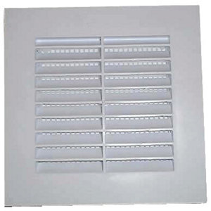 Grille PVC encastrable - 100 x 140 mm