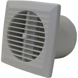 Extracteur 90 m³/h extra-plat 20 W - sortie Ø 100 mm.