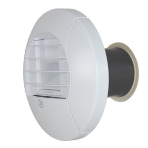 Bouche d’extraction hygroréglable sanitaire 10/40 m³/h avec manchette diamètre 80 mm