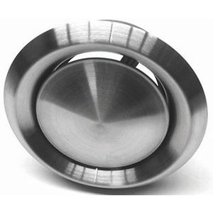 Bouche d'aération en inox - Diam. 125 mm