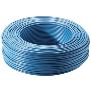 Câble H07 VU 100 m section 1,5 mm² bleu