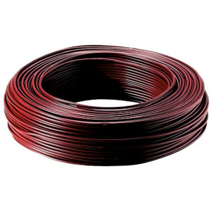 Fil électrique H07VU 1,5 mm² marron - 100 m
