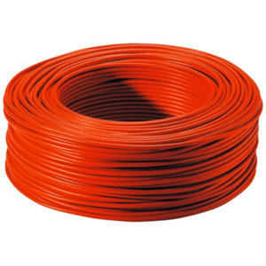 Câble H07 VU 100 m section 2,5 mm² rouge