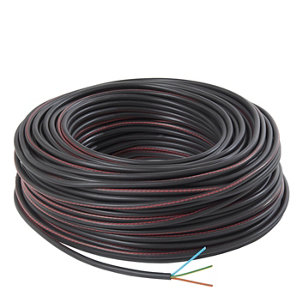 Câble électrique R2V 3G1,5 mm² noir - 100 m