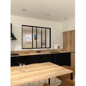 Verrière coulissante ateliers 3 panneaux