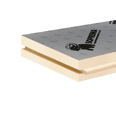 Panneau polyuréthane haute performance emboîtable usage Soprema 120 x 60 cm ép. 80 mm R. 3 70 m²KW vendu au panneau - vue 2