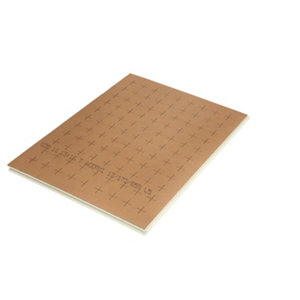 Panneau polyuréthane kraft R=2,6 Ep.5,6cm 120x100cm, murs & sols PU