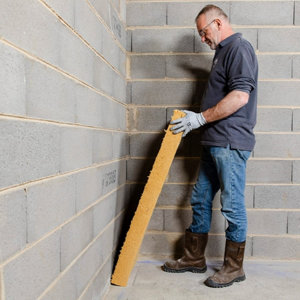 Fibre de bois Ep. 100 mm, lambda 38, R:2,6 - Lot de 4 panneaux 1,22x0,575m