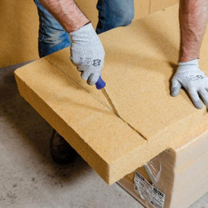 Lot de 4 panneaux fibre de bois PAVAFLEX CONFORT 120 mm 122 x 57,5 cm