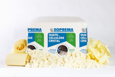 Ouate de cellulose Soprema Thermacell Cristal 14kg - vue 1