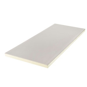 Doublage plaque de plâtre/polyuréthane - TH32 L. 2,50 x l. 1,20 m x Ép. 13 + 80 mm "PU"  