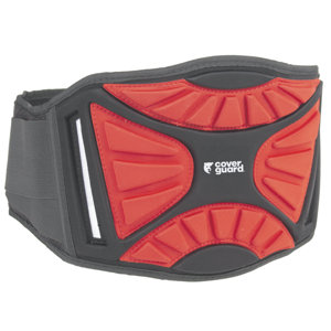 Ceinture lombaire en mousse eva noir et rouge taille unique ajustable