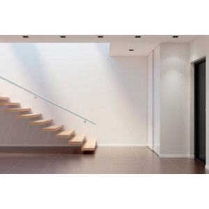 Kit main courante silver + 2 supports + 2 embouts de finitions - Ø 60 x 2000 mm  