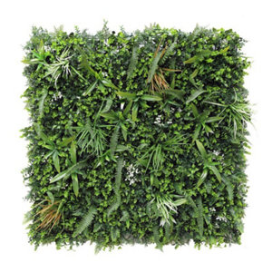 Mur végétal artificiel polyéthylène SAVANE 1 x 1 m