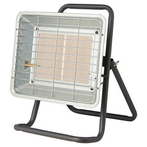 Brûleur à gaz mobile Greengear argent - 3 400 W