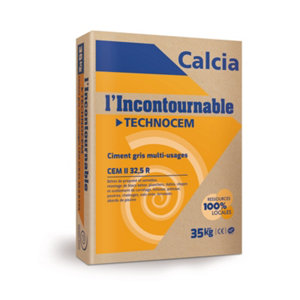 Ciment  gris multi-usages CEM II 32.5 NF 35KG