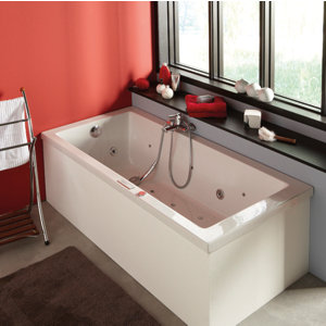 Tablier universel pour baignoire droite, redecoupable