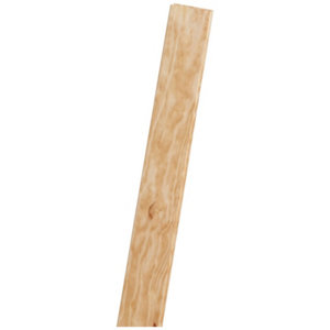 Lambris en bois de pin maritime éco L. 2 m l. 10 cm Ép. 10 mm