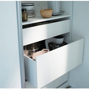 Tiroir simple blanc "Darwin" H.15,8 x L.93,9 x P.51,6 cm