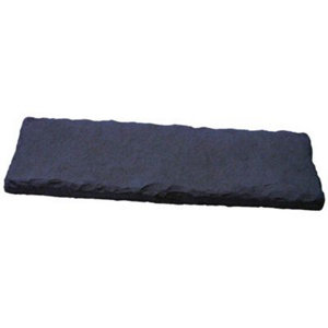 Dessus de mur graphite 50 x 23 cm