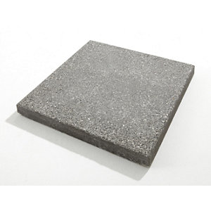 Dalle grenaille béton gris 40 x 40 cm Ép. 4 cm