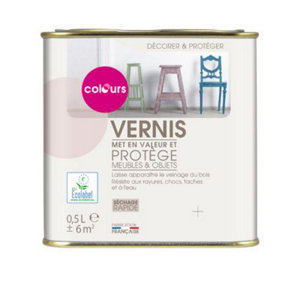Vernis ton chêne clair satin 0,5 L