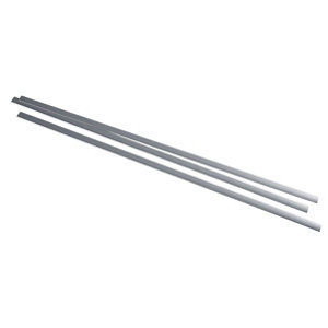 Lot de 3 baguettes de partition à coller L. 87 x l. 1,9 cm - grise