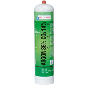 Bouteille de gaz cartouche argon CO2