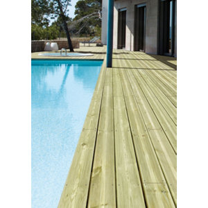 Lame de terrasse 4,2 m vert