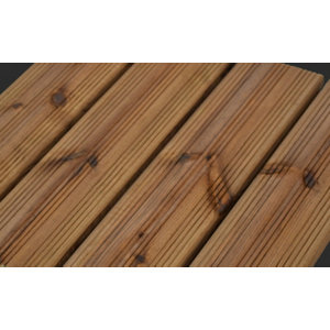 Lame de terrasse en pin marron Ep.27 X l.145 X L.3900 mm