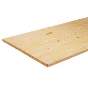 Tablette pin lamellé collé rustique 200 x 50 cm Ep. 18 mm