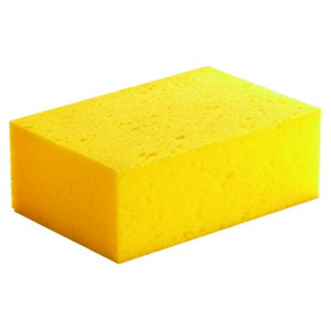 Éponge classique jaune pour travaux diverses