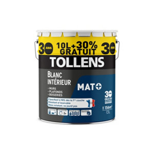 Peinture blanche murs et plafonds monocouhe mat - 13 L