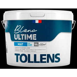 Peinture murs et plafonds blanc mat ultime 10 L