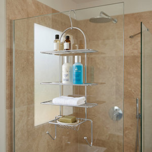 Etagère de douche CLIPPER argenté chromé