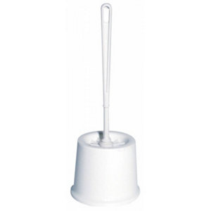 Pot à balai "First" blanc - H. 39 cm x l. 13 cm
