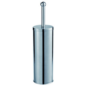 Pot à balai WC chromé H 37,5 cm x Ø 8,8 cm