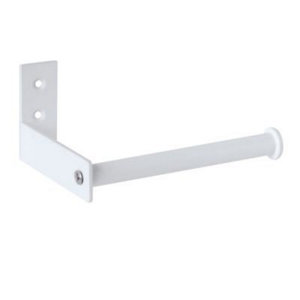 Dérouleur WC "Nissi" blanc - P. 9 cm x H. 6 cm x l. 13 cm