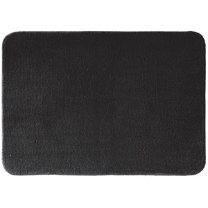 Tapis de bain "Smooth" noir - 50 X 70 cm