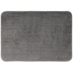 Tapis de bain "Smooth" gris clair - 50 X 70 cm
