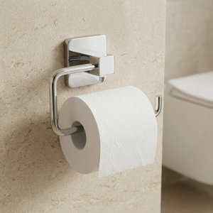 Dérouleur papier WC KALY argenté chromé 